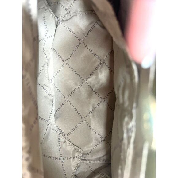 Steve Madden Bevelyn Crossbody Satchel (MT Olive) Nice Fall Color - Picture 10 of 12